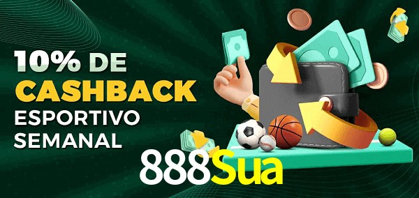 10% de bônus de cashback na 888Sua